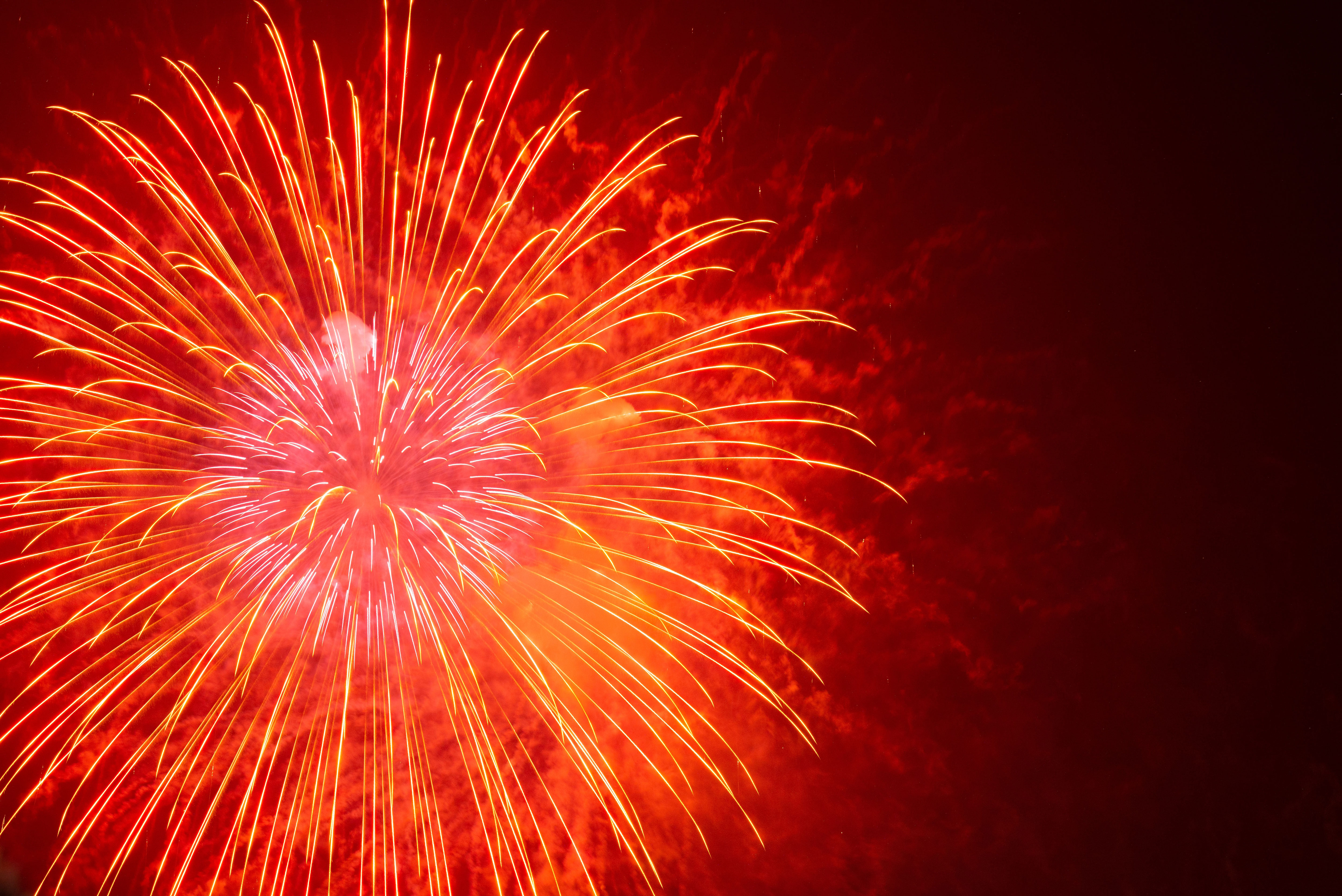 Red Fireworks
